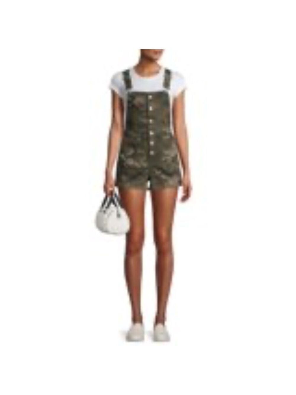 No Boundaries Juniors' Destructed Shortalls